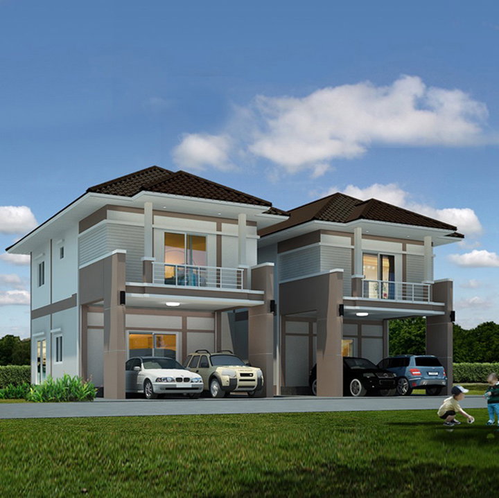 รูปภาพบ้านแฝด