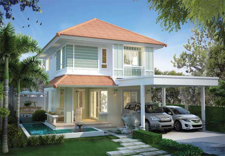 รูปภาพบ้านเดี่ยว 2 ชั้น