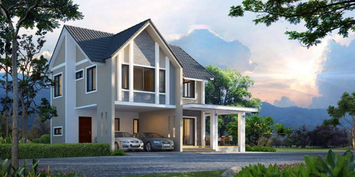 รูปภาพบ้านเดี่ยว 2 ชั้น (A1)