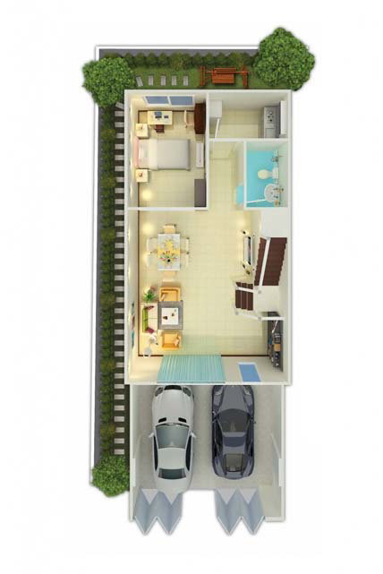 รูปภาพทาวน์โฮม 2 ชั้น