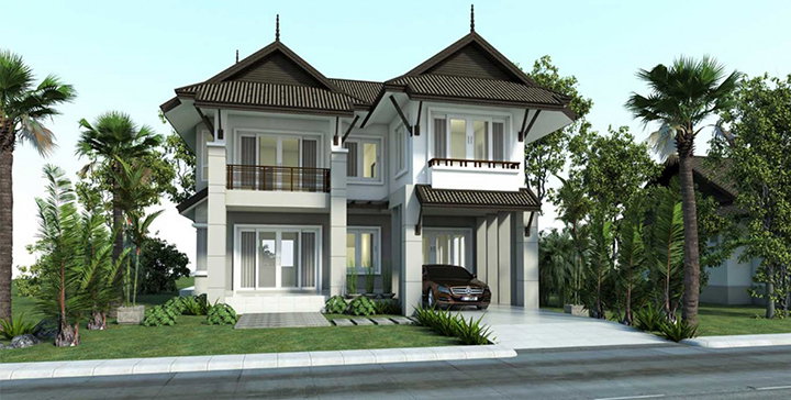 บ้านเดี่ยว 2 ชั้น