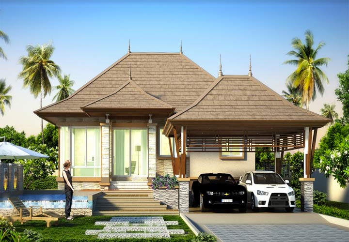 รูปภาพบ้านเดี่ยวชั้นเดียว