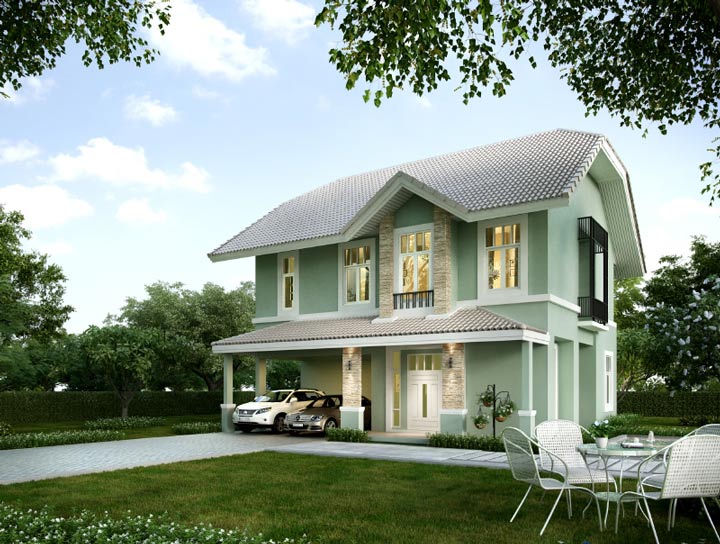 รูปภาพบ้านระเบียงลม