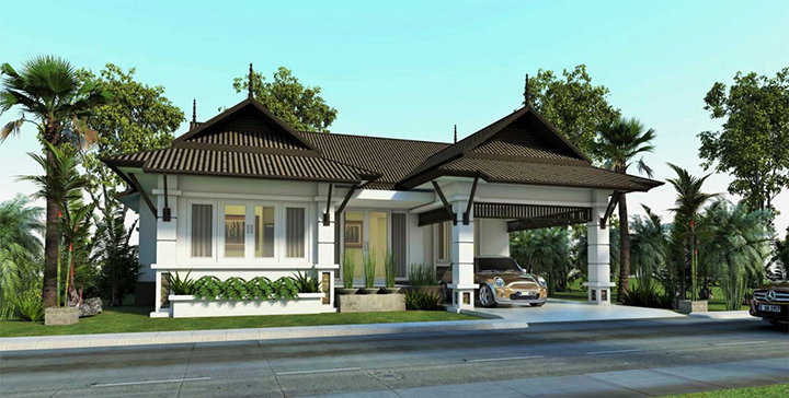 บ้านเดี่ยวชั้นเดียว