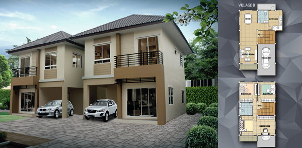 รูปภาพบ้านแฝด Village B