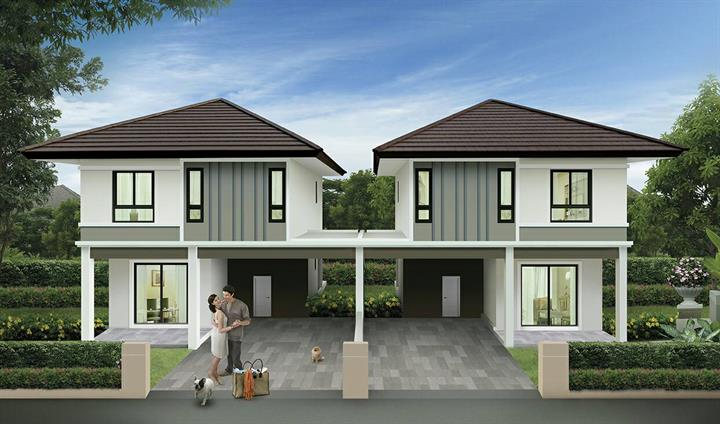 รูปภาพบ้านแฝด 2 ชั้น