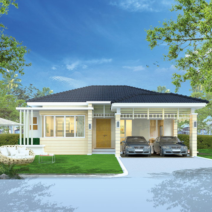 บ้านเดี่ยวชั้นเดียว