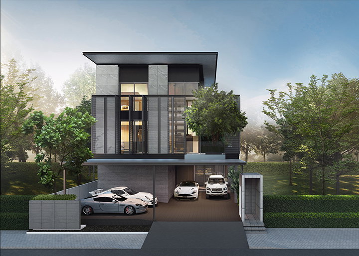 รูปภาพบ้านเดี่ยว 3 ชั้น