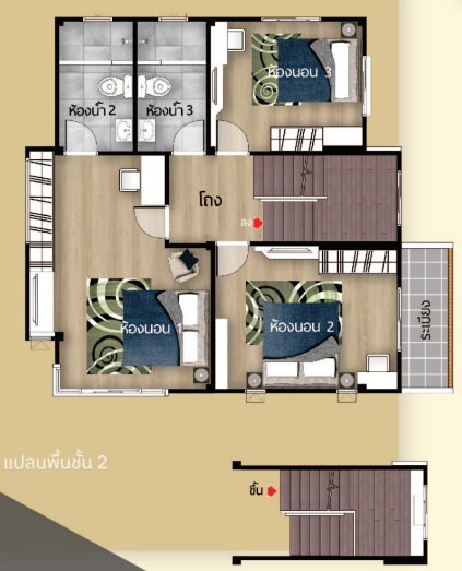 รูปภาพบ้านเดี่ยว 2 ชั้น
