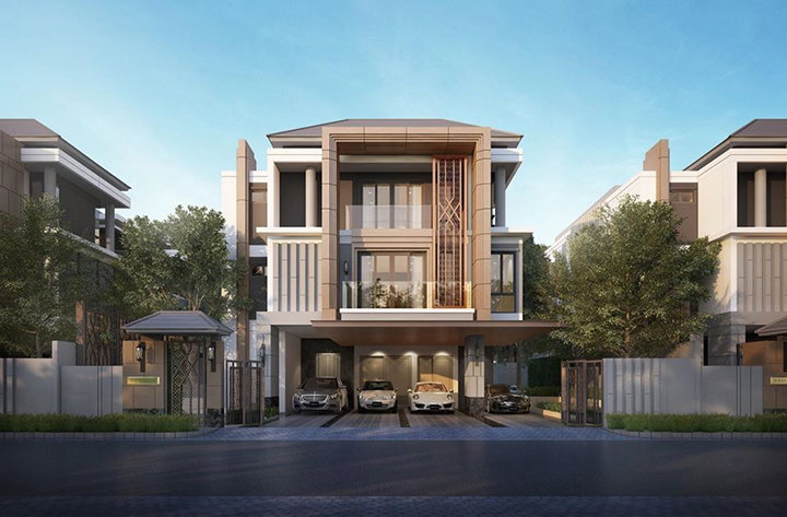 รูปภาพบ้านเดี่ยว 3 ชั้น