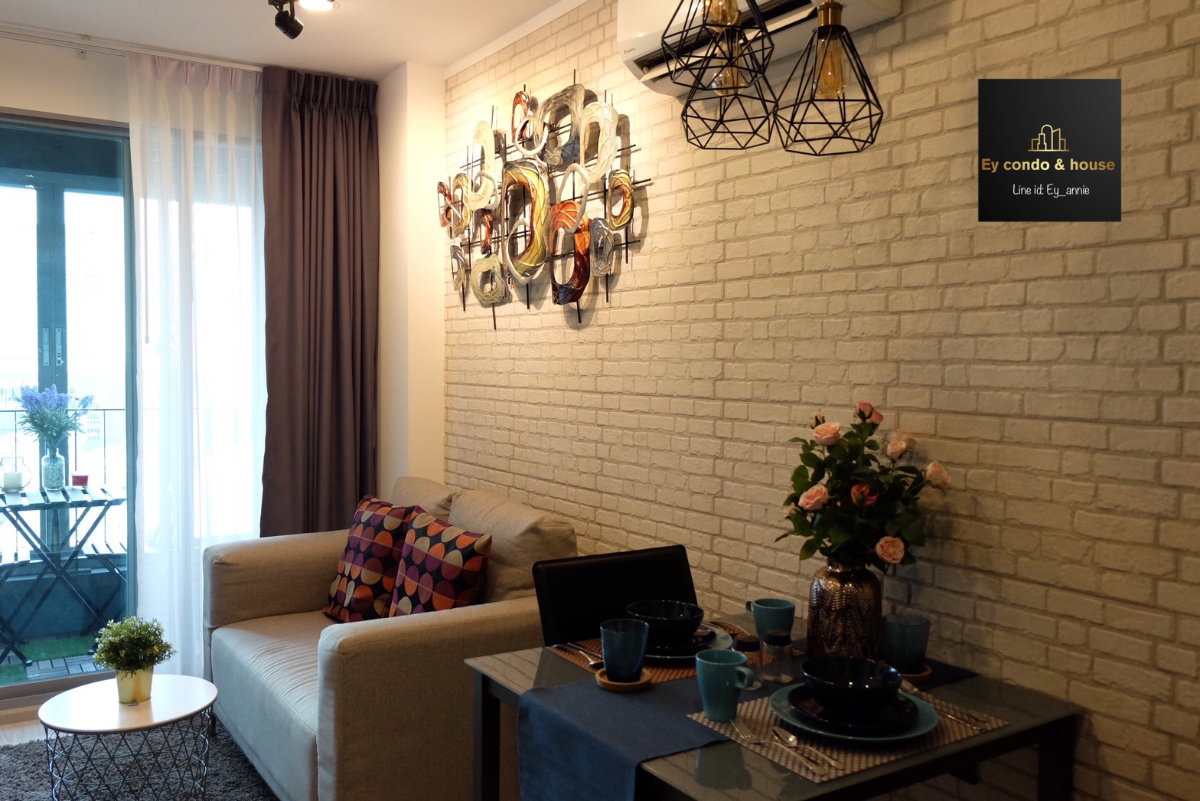 picture For rent Ideo Mobi bangsue 1bed 14floor 33 sq (washing machine)🆔 line: eyannie - 2/20
