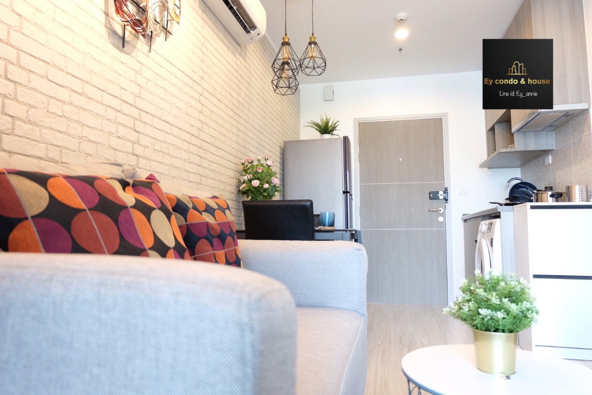 picture For rent Ideo Mobi bangsue 1bed 14floor 33 sq (washing machine)🆔 line: eyannie - 5/20