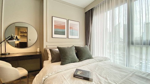 For rent Life Asoke Hype ห้องตกแต่งสวย น่าอยู่ เฟอร์ครบ LH-RW3458