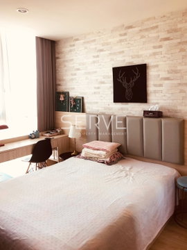 1 Bed Nice Room High Fl. 10+ Good Location MRT Thailand Cultural Centre 80 m. / Condo For Rent Noble Revolve Ratchada 1