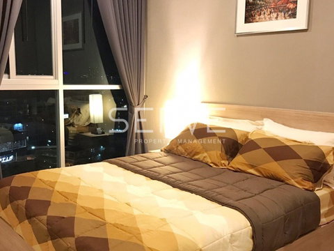 Hot Price 15K!! 1 Bed High Fl.15+ Next to MRT Thailand Cultural Centre 80 m. / Condo For Rent Noble Revolve Ratchada 1