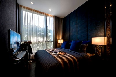 Condos for sale : 1 Bed with Bathtub 43.25 sq.m. High Fl. 20+  New Condo Good Location Next to BTS Thong Lo 20 m. at The ESSE Sukhumvit 36 Condo / For Sale