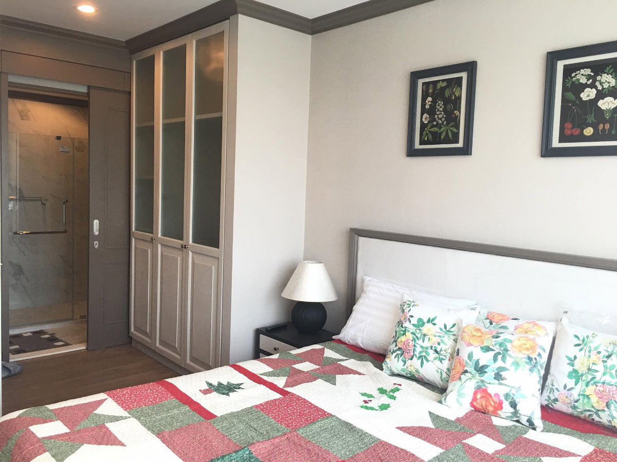 The Reserve Kasemsan 3【𝐑𝐄𝐍𝐓】🔥ตกแต่งสไตล์เรียบหรู ห้องใหญ่ เฟอร์คุมโทน ที่เก็บของแบบจุใจ สวนกลางฟีลรีสอร์ท พร้อมเข้าอยู่!!🔥