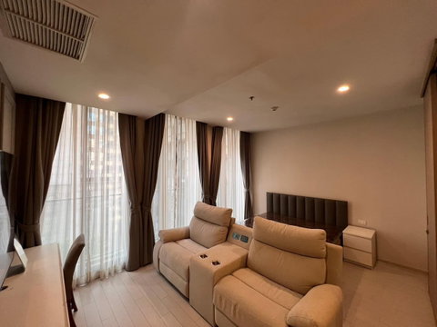 For rent Noble Ploenchit โนเบิล เพลินจิต ห้องพร้อมเข้าอยู่ เฟอร์นิเจอร์และเครื่องใช้ไฟฟ้าครบ LH-RW3569