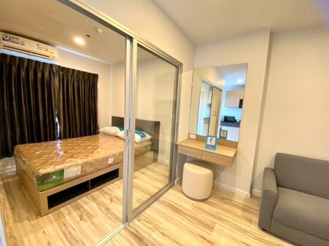 Plus Condo price only 7,500 baht/month, fully furnished, room size 27 sq m.✨