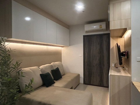 M1330 Condo for rent Elio Del Nest Udomsuk, beautiful room, fully furnished, has washing machine, special price.