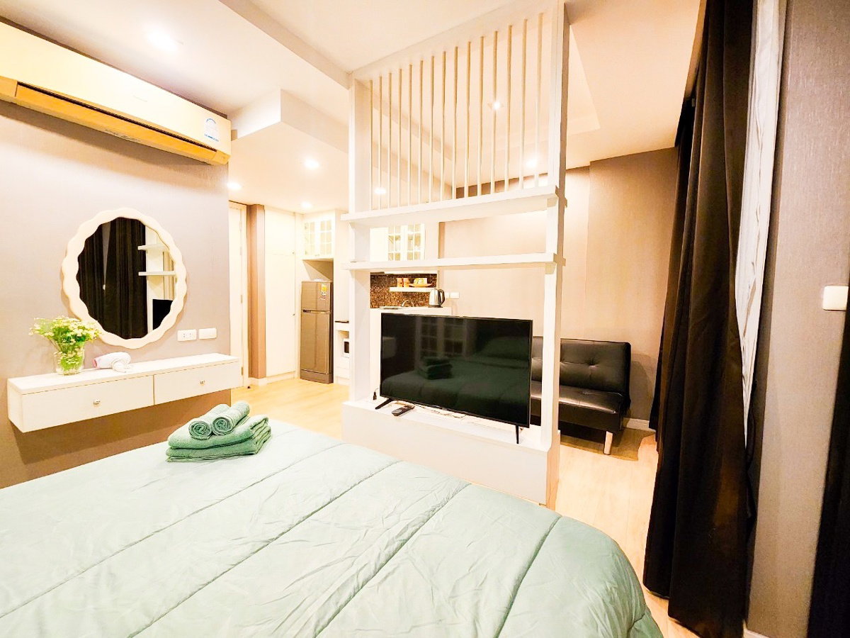 รูป ขายคอนโดวิวทะเล บางแสน The Patio อาคารA ใกล้มหาวิทยาลัยบูรพา 081-654-9151 - รูปที่ 3/8