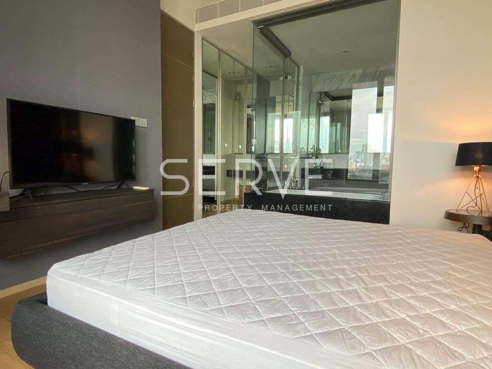 รูป 🔥45K🔥- 1 นอน มีอ่าง 56.66 ตร.ม. กับคอนโดหรู บนทำเลดีๆ วิวสวย ติดสวนลุมพินี ใกล้ MRT สวนลุมพินี 400 ม. ที่ Saladaeng One / ให้เช่าคอนโด - รูปที่ 6/11