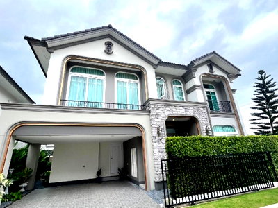เช่าบ้านเดี่ยว แจส กรีน วิลเลจ คู้บอน : (b2581)ให้เช่าบ้านเดี่ยว GRANDIO รามอินทรา วงแหวน 📲📢สอบถาม ld line @condoboy