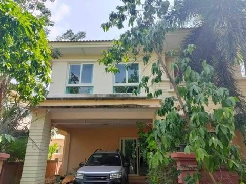 (b2299) ขายบ้านเดี่ยว 2 ชั้น ติดสวน Casa Ville แจ้งวัฒนะ-ราชพฤกษ์ 📲📢สอบถาม ld line @condoboy