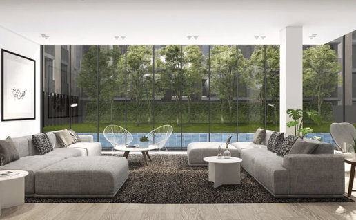 🔥167K/sq.m.🔥 -2 Beds 53.86 sq.m. Fully furnished New Condo Good Location Close to BTS Ekkamai 350 m. at Noble Ambience Sukhumvit 42 Condo / For Sale