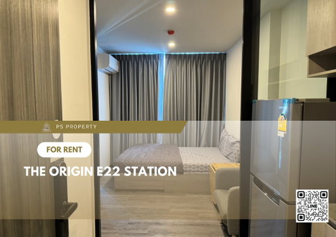 ให้เช่า✨the origin e22 station ✨คอนโดใหม่ใกล้ BTS สายลวด ห้องสวย วิวดี ตกแต่งเฟอร์ครบ