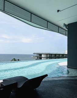 Luxury Penthouses for sale, 180 degree sea view, good location on a private beach.