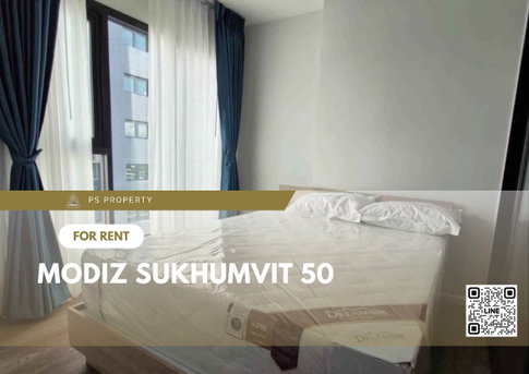 ให้เช่า✨Modiz Sukhumvit 50✨ เฟอร์นิเจอร์ เครื่องใช้ไฟฟ้าครบ ชั้น 19 ใกล้ BTS อ่อนนุช
