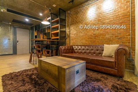 The Room Sathorn Thanon Pun for Sale, 2 bedrooms, 2 bathrooms, 78 sqm., newly decorated, Industrial Style, near BTS, Bangkok Christian School