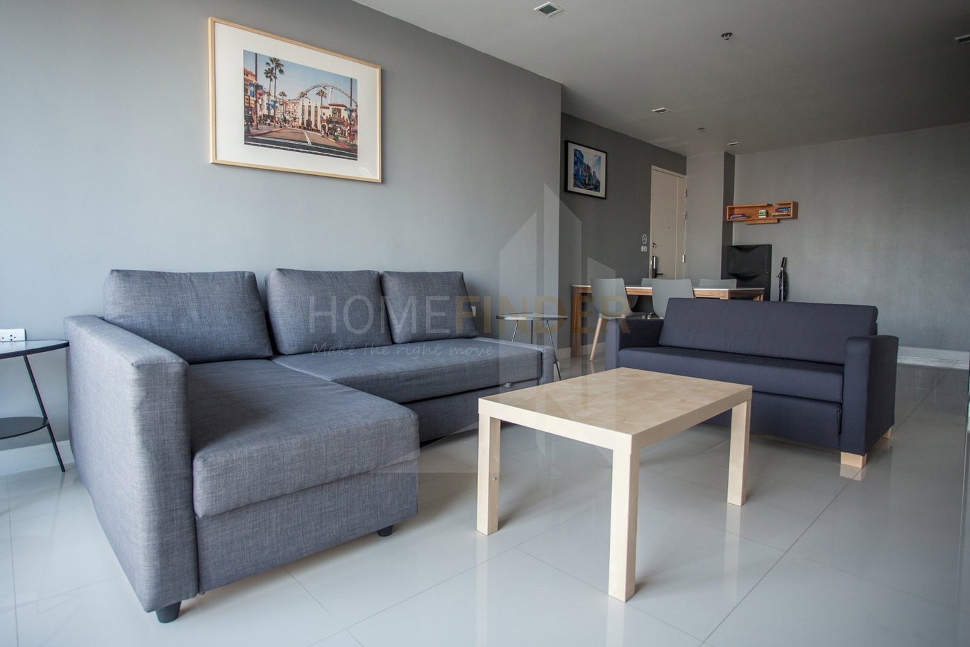 รูป Wish @ Samyan 2 bedrooms, for rent - รูปที่ 2/9