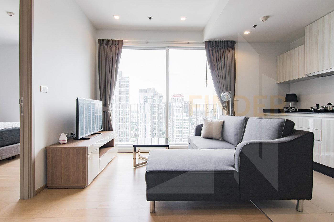picture HQ by Sansiri 1 bedroom, for rent - 3/14