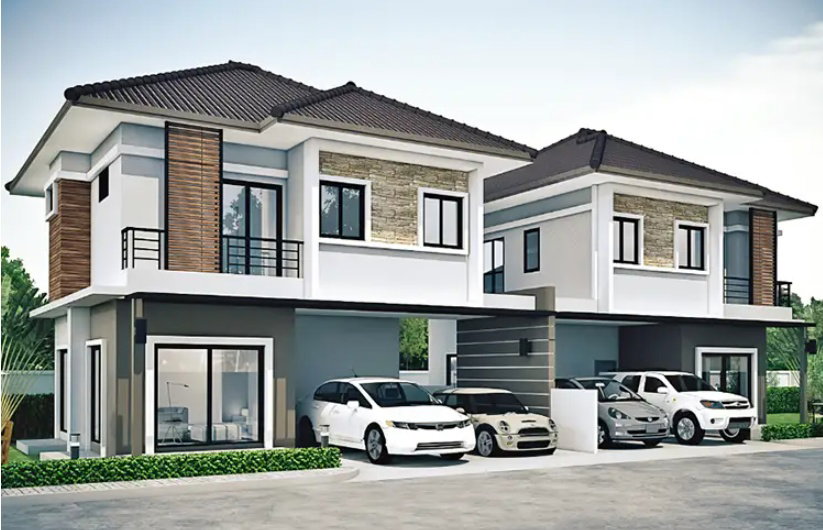 รูปภาพบ้านแฝด