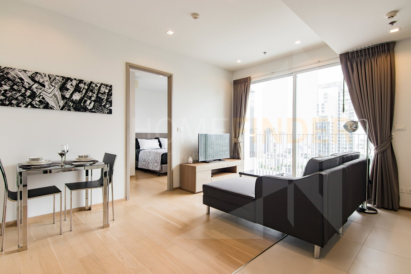 picture HQ by Sansiri 1 bedroom, for rent - 2/14