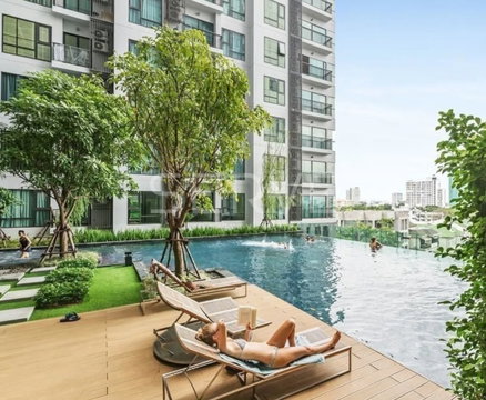 🔥4.3 MB (All in)🔥 - Studio Nice Room High Fl. 15+ Good Location Close to BTS Thong Lo 350 m. at Rhythm Sukhumvit 36-38 Condo / For Sale