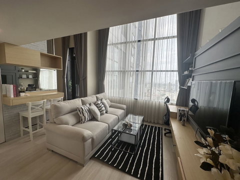 For rent Knightsbridge Prime Sathorn คอนโดหรู Duplex ตกแต่งสวย วิวดีมาก LH-RW3830