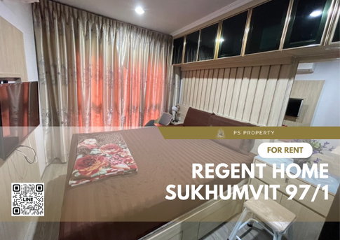 For rent 🔥Regent Home Sukhumvit 97/1🔥 Fully decorated, built-in furniture with electrical appliances.