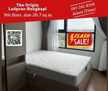 🔥🔥The Origin ram209  One bed room เลขสวย ห้องดี อยู่แล้วรวย!!!🔥🔥