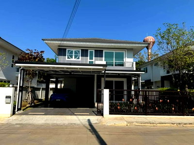 เช่าบ้านเดี่ยว เชียงใหม่ : 🏡ปล่อยเช่าบ้านใหม่🆕📍บ้านในโครงการ ศุภาลัย พาร์ควิลล์ หางดง 45,000 บาท/เดือน