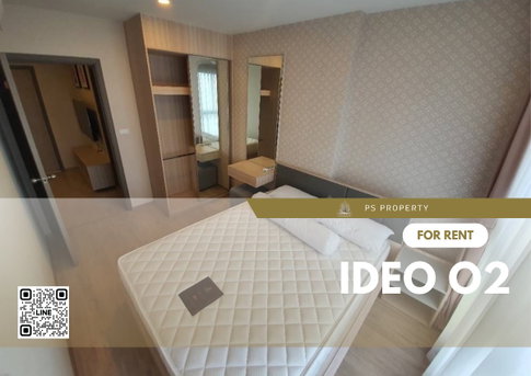 ให้เช่า📣Ideo O2 📣 ตกแต่งครบพร้อมเฟอร์นิเจอร์ ชั้นสูงวิวโปร่ง สงบ เดินทางสะดวกใกล้ BTS บางนา