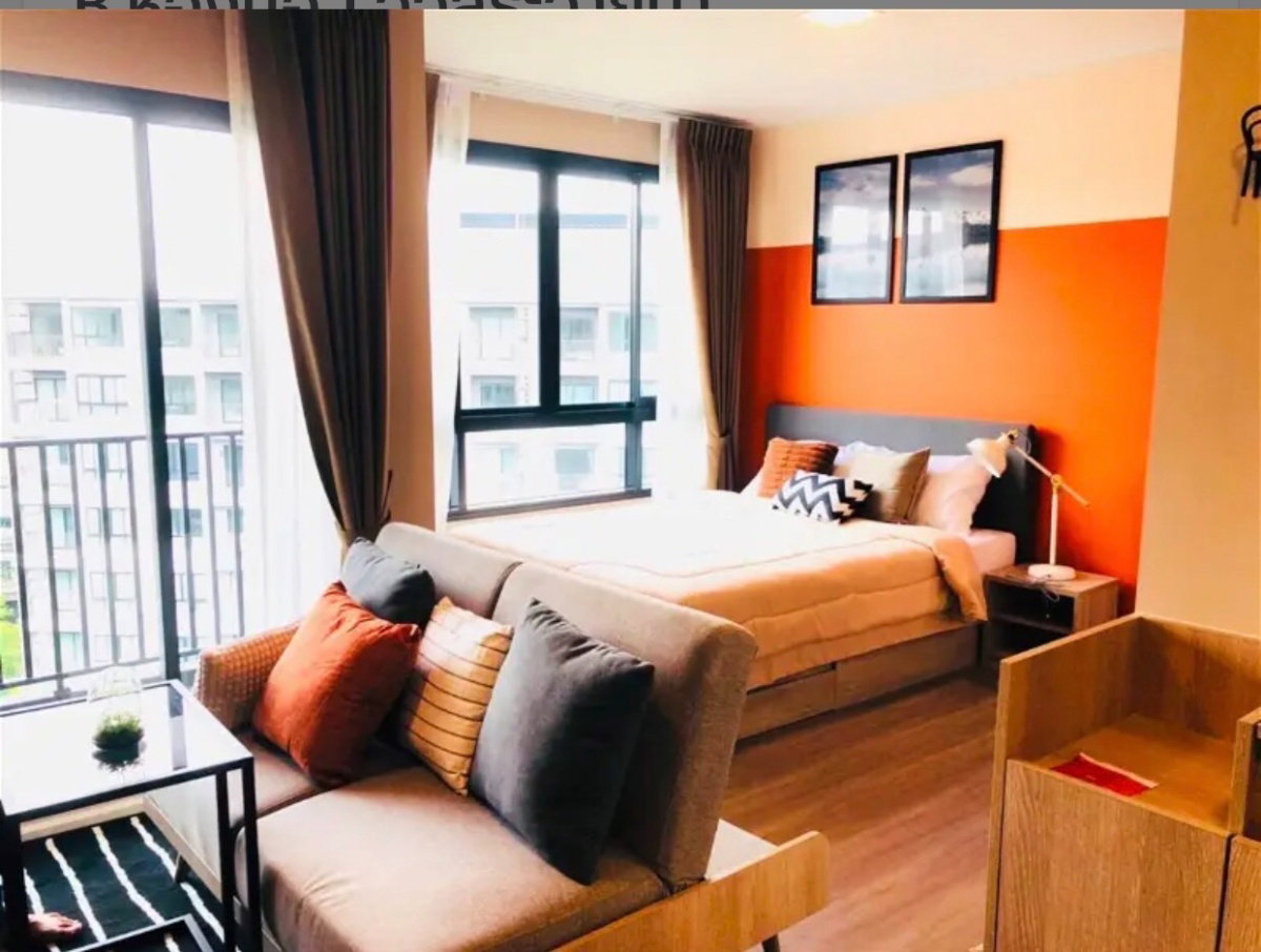 picture D Condo Campus Hideaway Rangsit Phase 4, Building B, 8th floor, new room, swimming pool view. (Recruiters welcome)   - 4/12