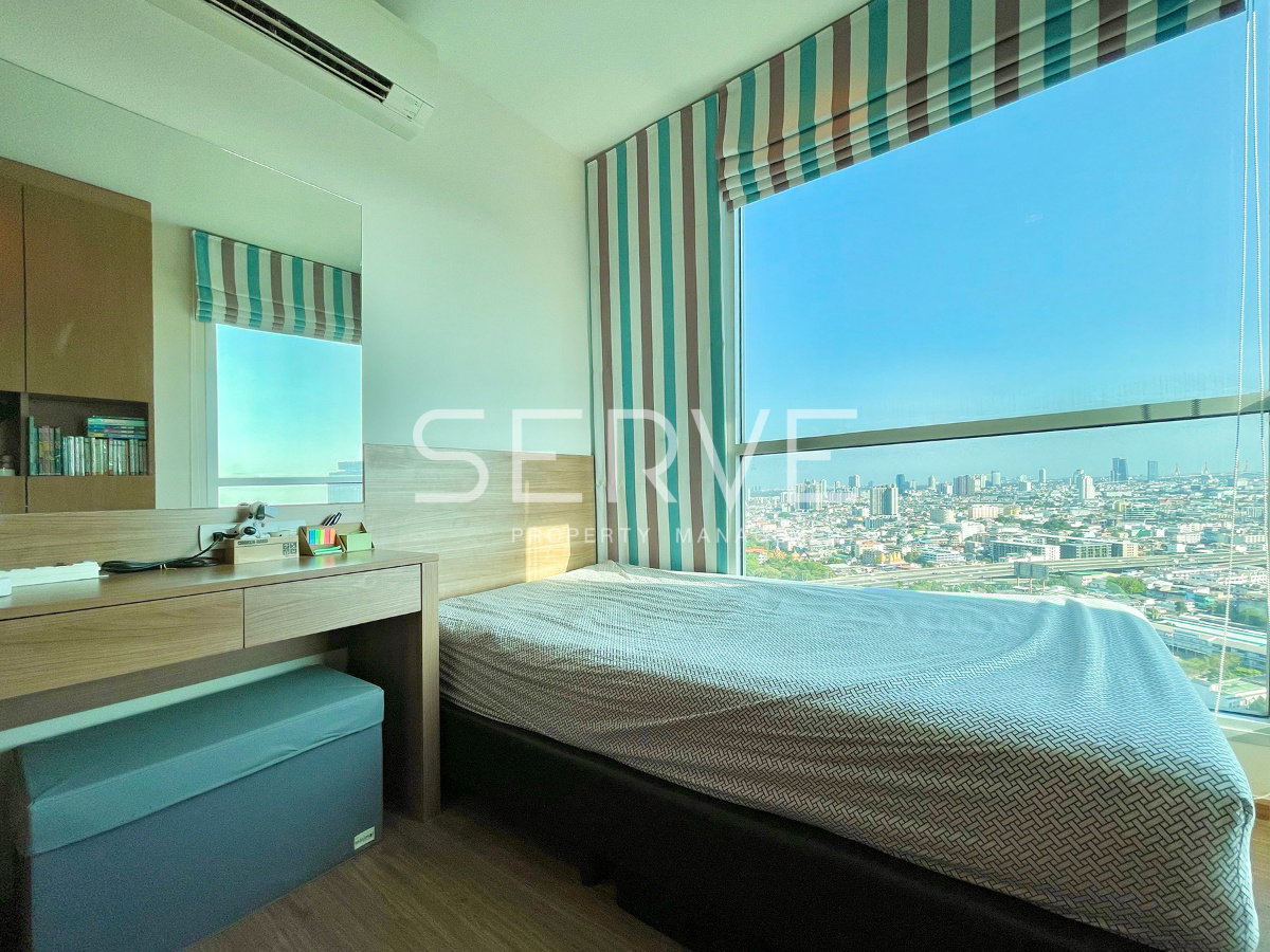 picture 🔥10.9 MB🔥 - Nice View & Nice Decorate 2 Beds with Bathtub High Fl. 25+ River View BTS Saphan Taksin 340 m. at Rhythm Sathorn Condo / For Sale - 10/18