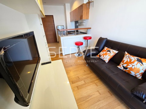 🔥17K🔥- 1 Bed High Fl. 20+ Good View & Good Location Next to BTS Krung Thon Buri 50 m. at Villa Sathorn Condo / For Rent