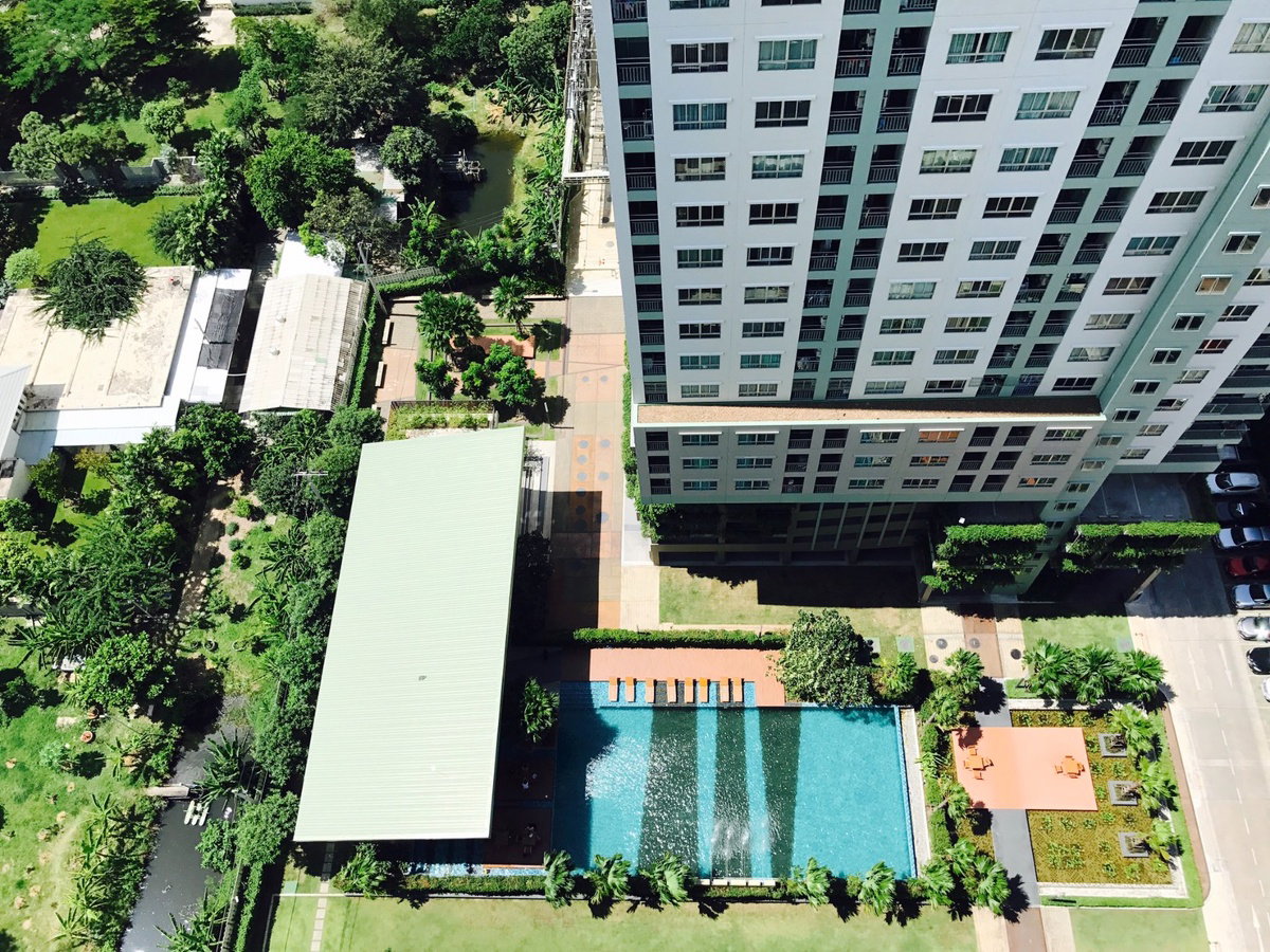 รูป ห้องรีโนเวตใหม่ ชั้นสูง วิวโล่ง  เข้าอยู่ได้ทันที  ชั้น 27 อาคาร C ติด MRT บางกระสอ  - รูปที่ 15/16