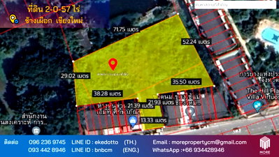 Land for sale Chiang Mai : Property ID129LS Land for sale 2-0-57 Sq.wa. near Chiangmai city hall,Changpuek