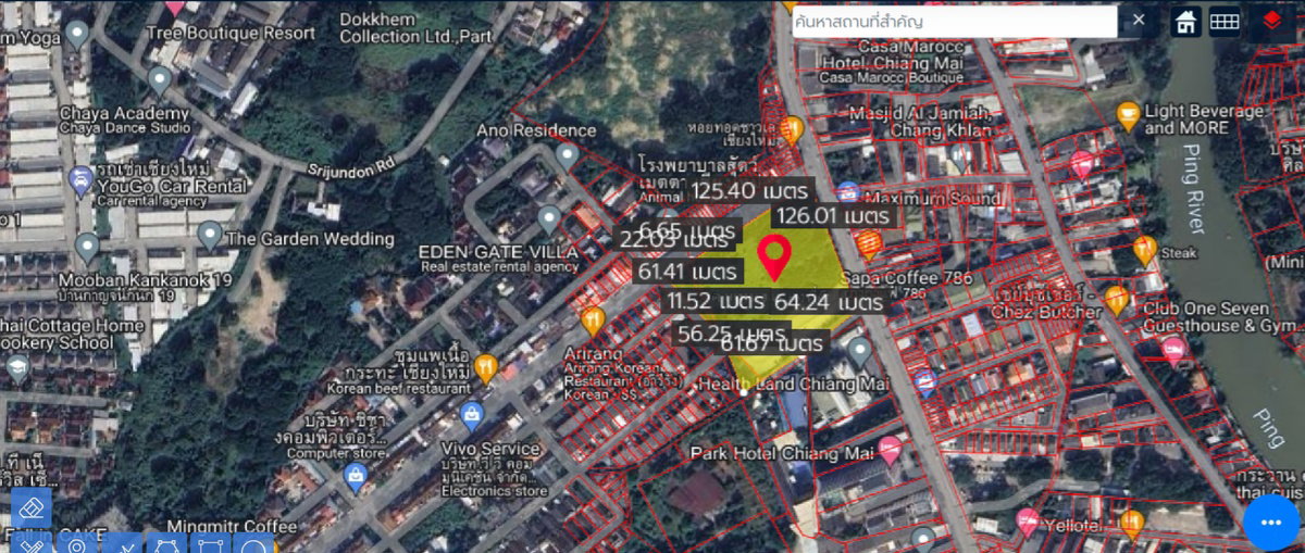 รูป รหัสทรัพย์ 133LS ขายที่ดินติดถนนช้างคลาน 10 ไร่ 0 งาน 60 ตร.ว. ใกล้หมู่บ้านเชียงใหม่แลนด์ - รูปที่ 5/17