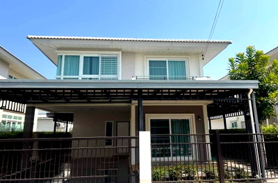 บ้านเดี่ยวให้เช่า : ให้เช่าบ้านเดี่ยว 2 ชั้นในโครงการ  📍ศุภาลัยการ์เด้นวิลล์สันกำแพง  ใกล้ตลาดเจริญเจริญ ทำเลดี เดินทางสะดวกสบาย